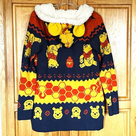 Disney Sweaters Disney Winnie The Pooh Knitted Cardigan Hoody Sm